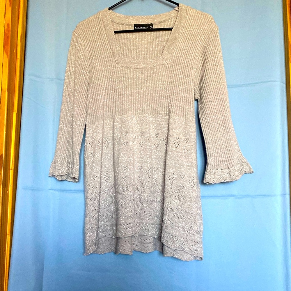 Blouse grey with glitter BAY STUDIO